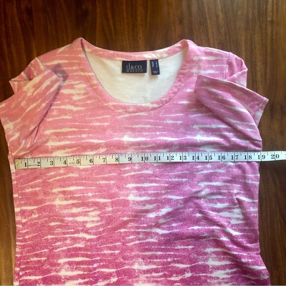 Denim & Company Pink Sunset (Ombré) Beach Dress size S - Picture 6 of 16